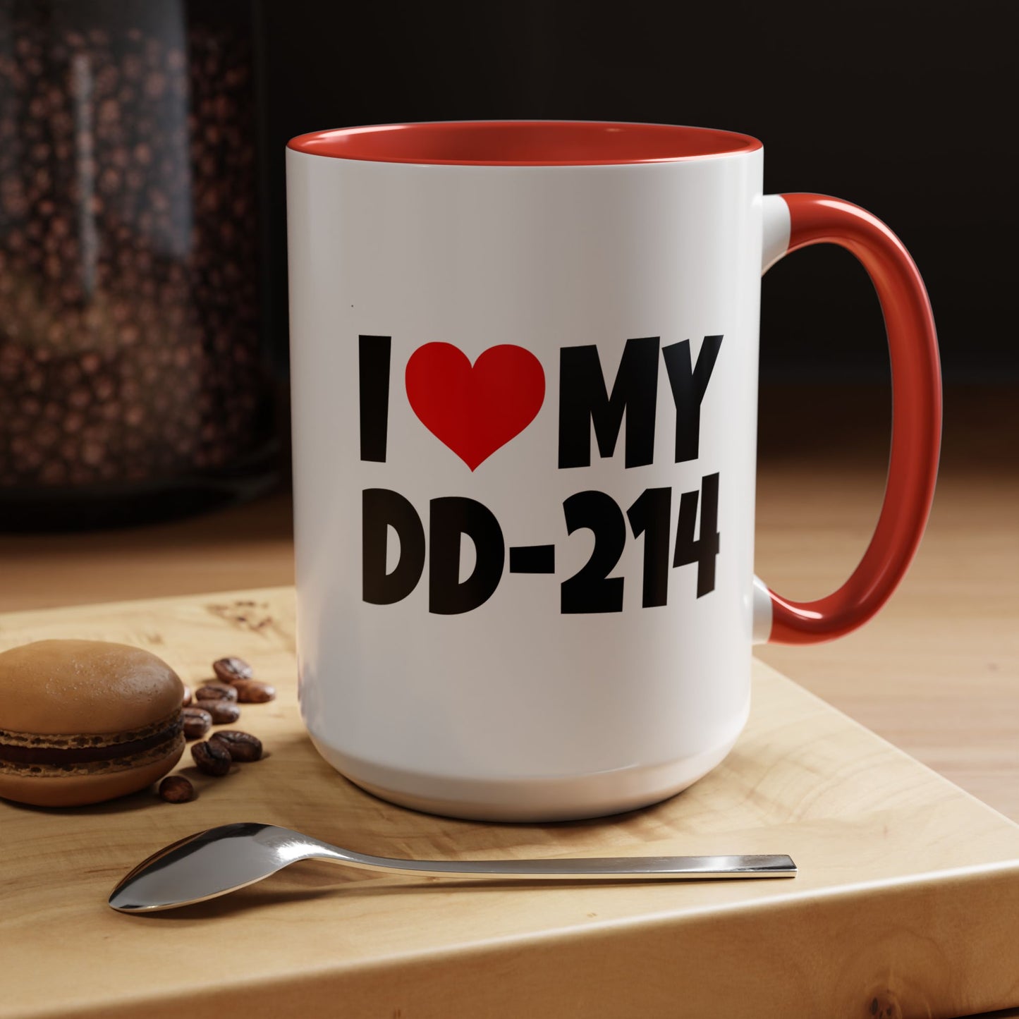 Funny Coffee Mug - I Love my DD-214