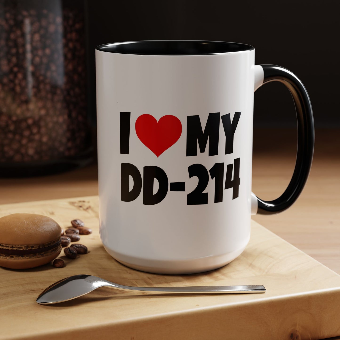 Funny Coffee Mug - I Love my DD-214