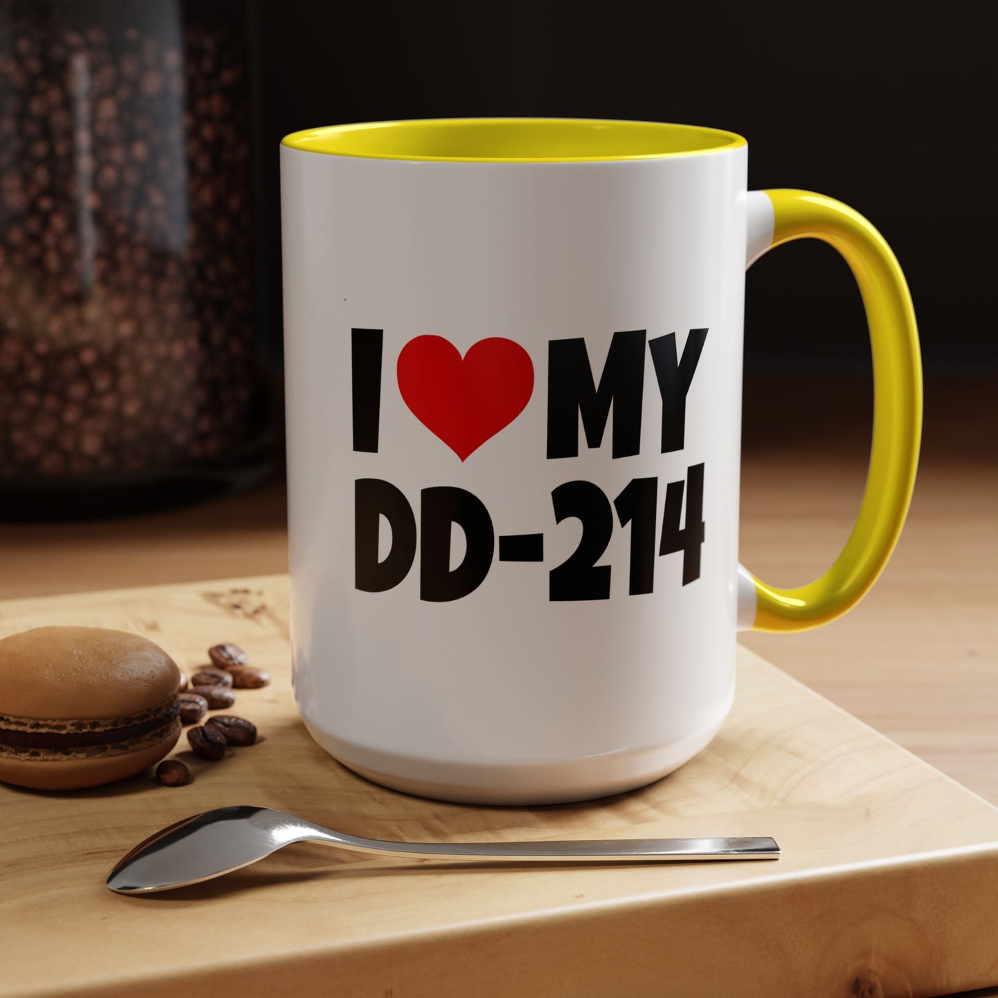 Funny Coffee Mug - I Love my DD-214