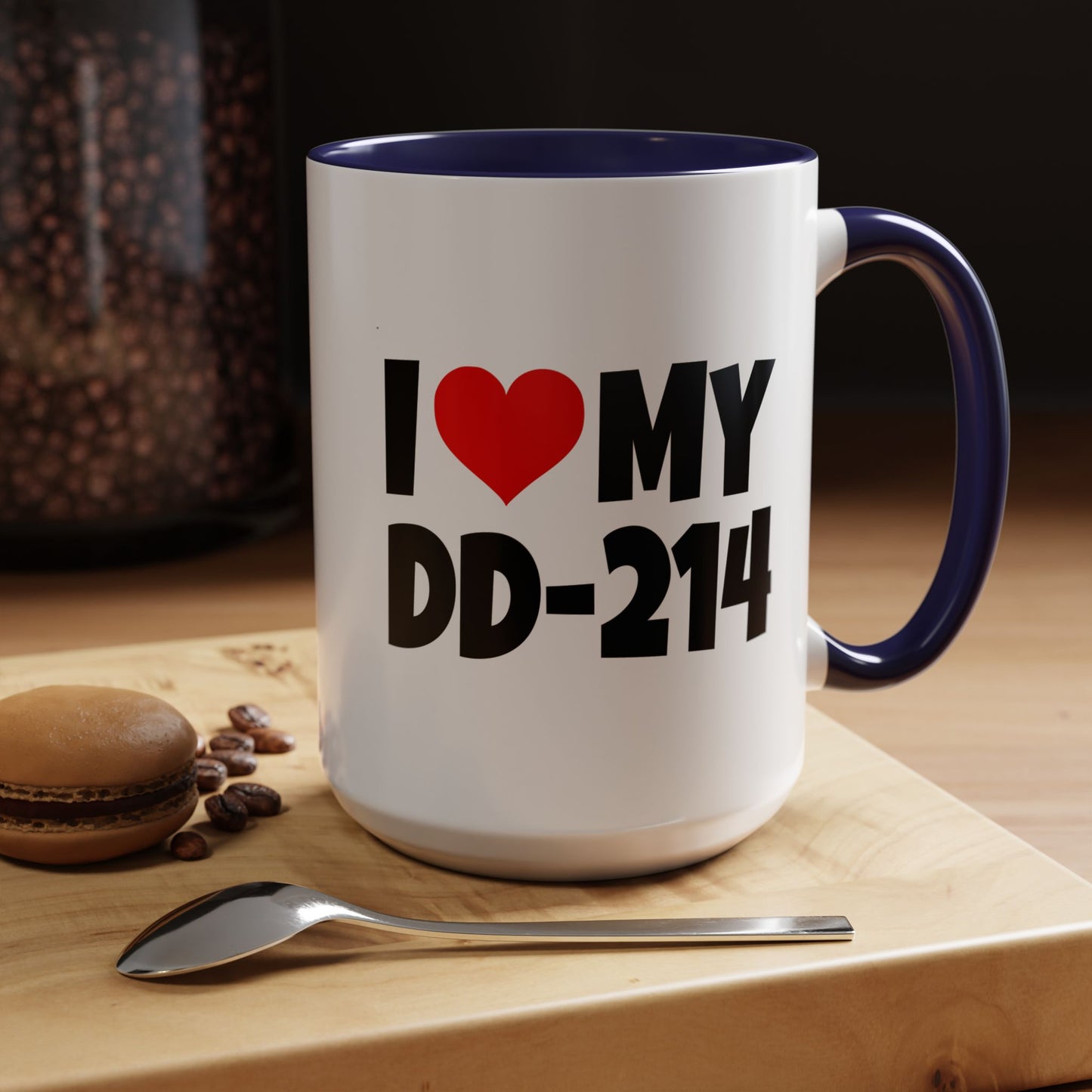 Funny Coffee Mug - I Love my DD-214