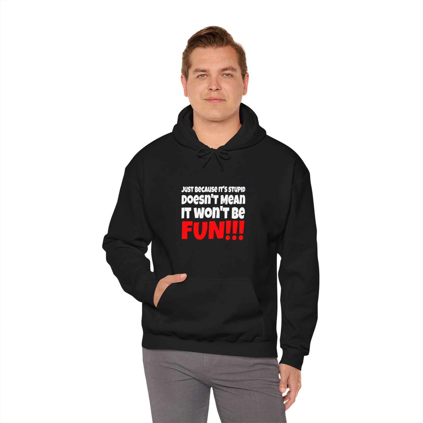 Stupid / Fun - Hooded Sweatshirt