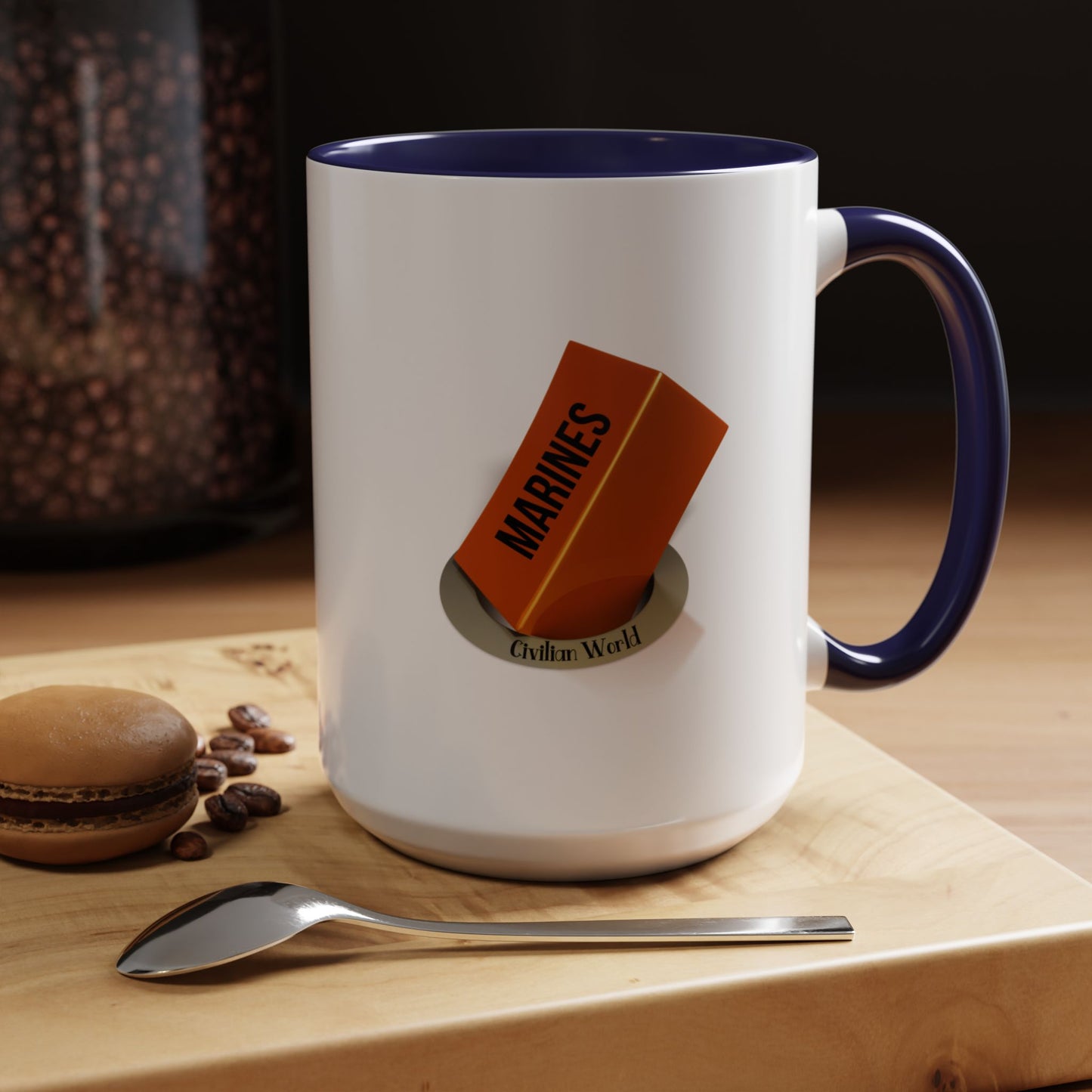 Funny Coffee Mug - Square Peg Round Hole