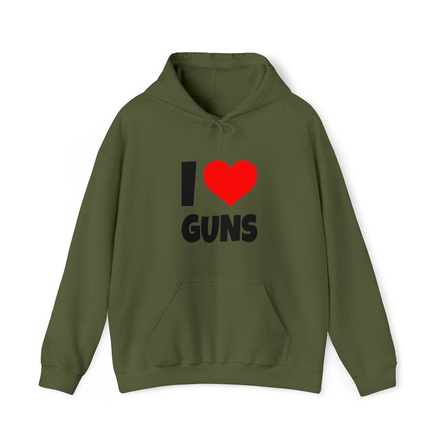 I Love Guns - Hooded Sweatshirt