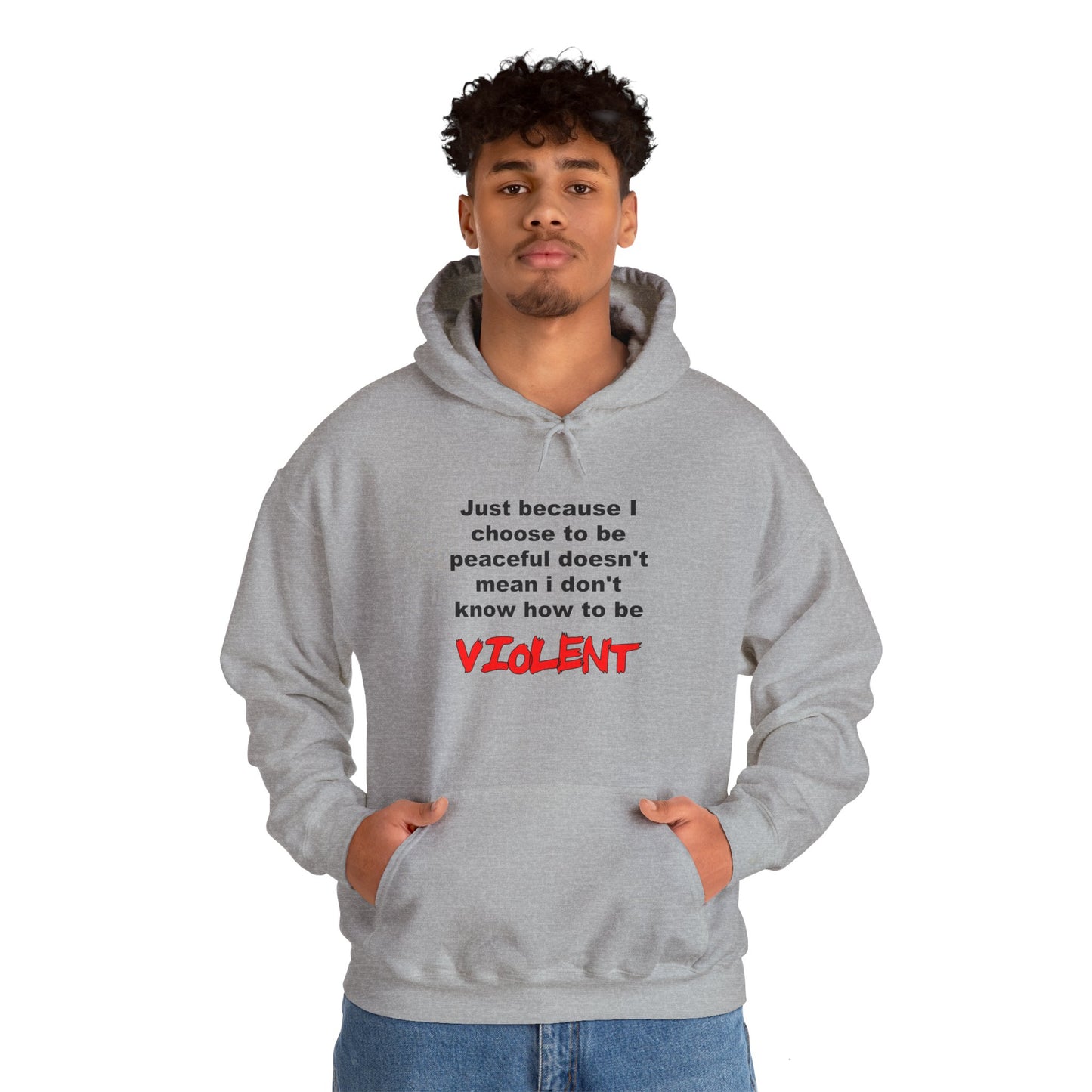 Choose to be Peaceful - Hooded Sweatshirt