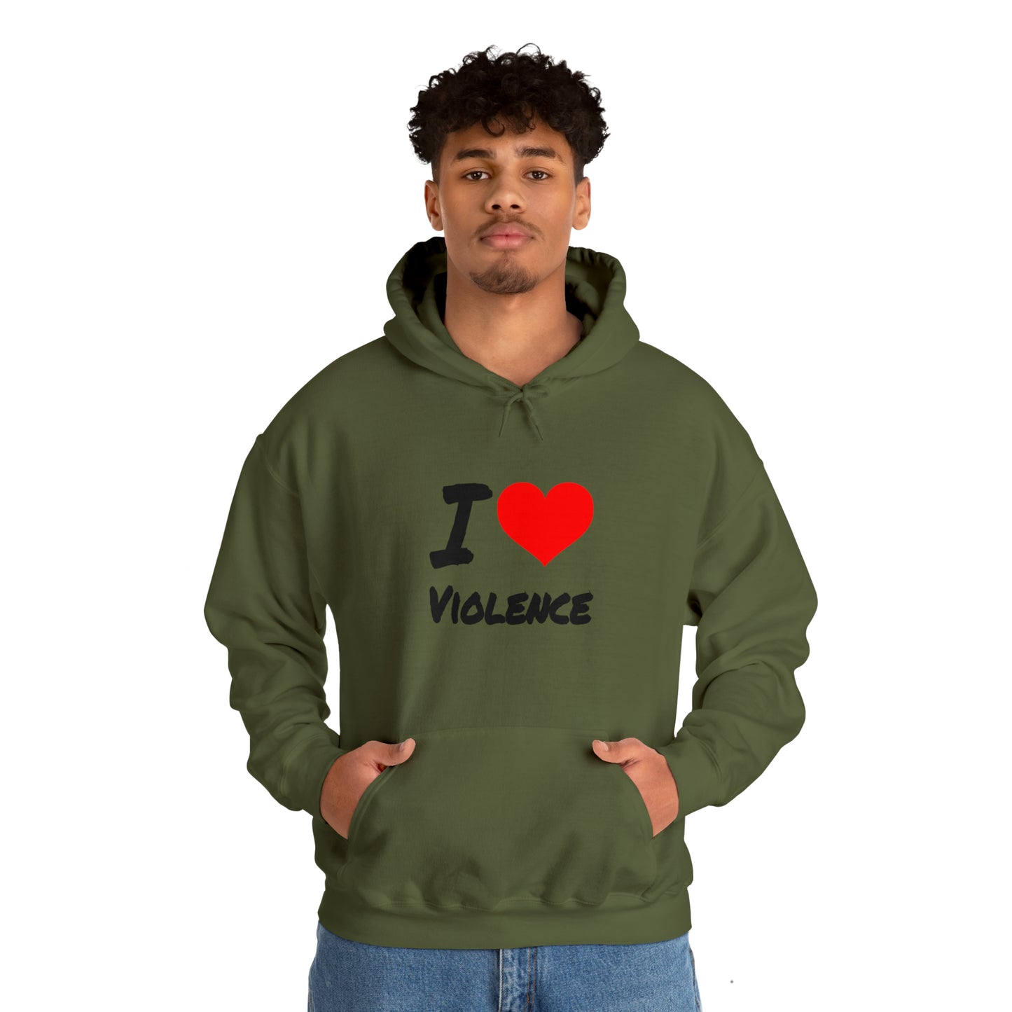 I Love Violence - Hooded Sweatshirt