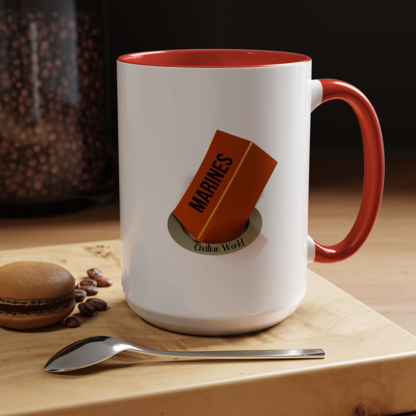 Funny Coffee Mug - Square Peg Round Hole