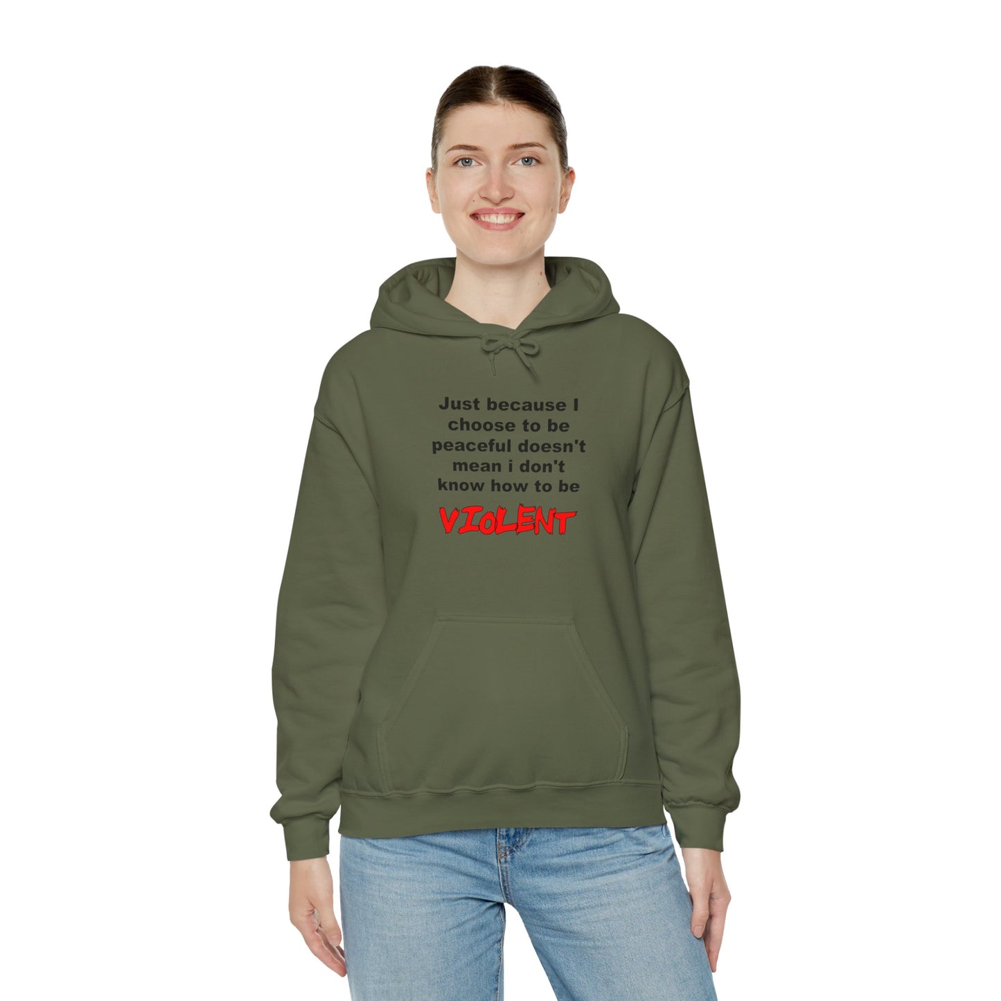 Choose to be Peaceful - Hooded Sweatshirt