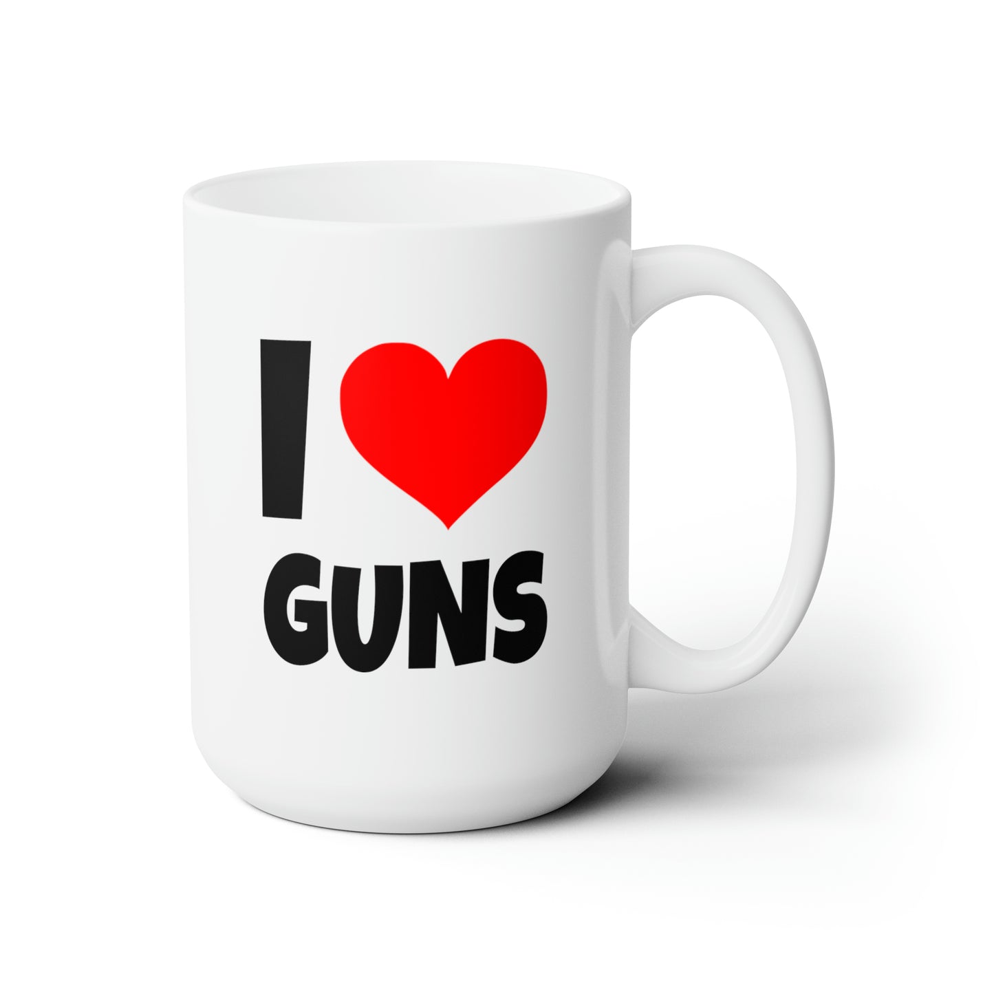 I Love Guns - Coffee Mug
