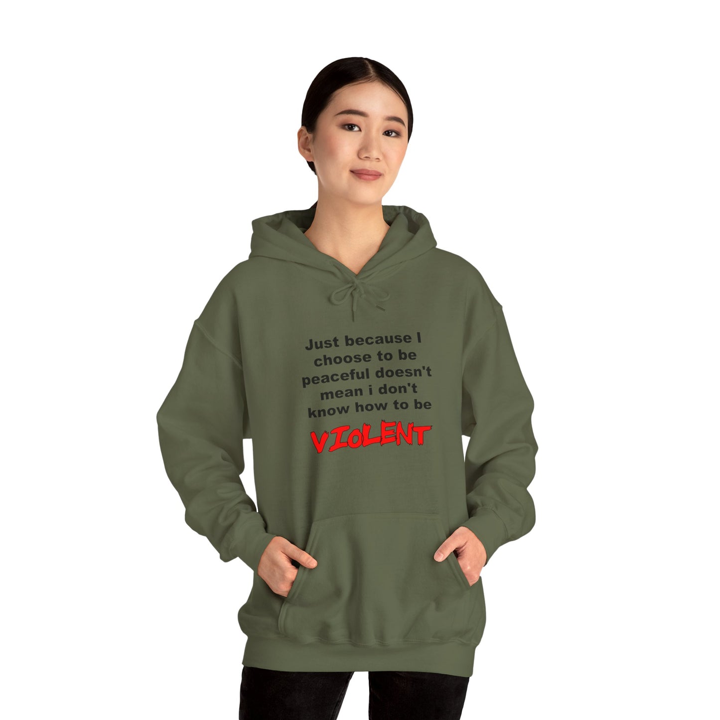 Choose to be Peaceful - Hooded Sweatshirt