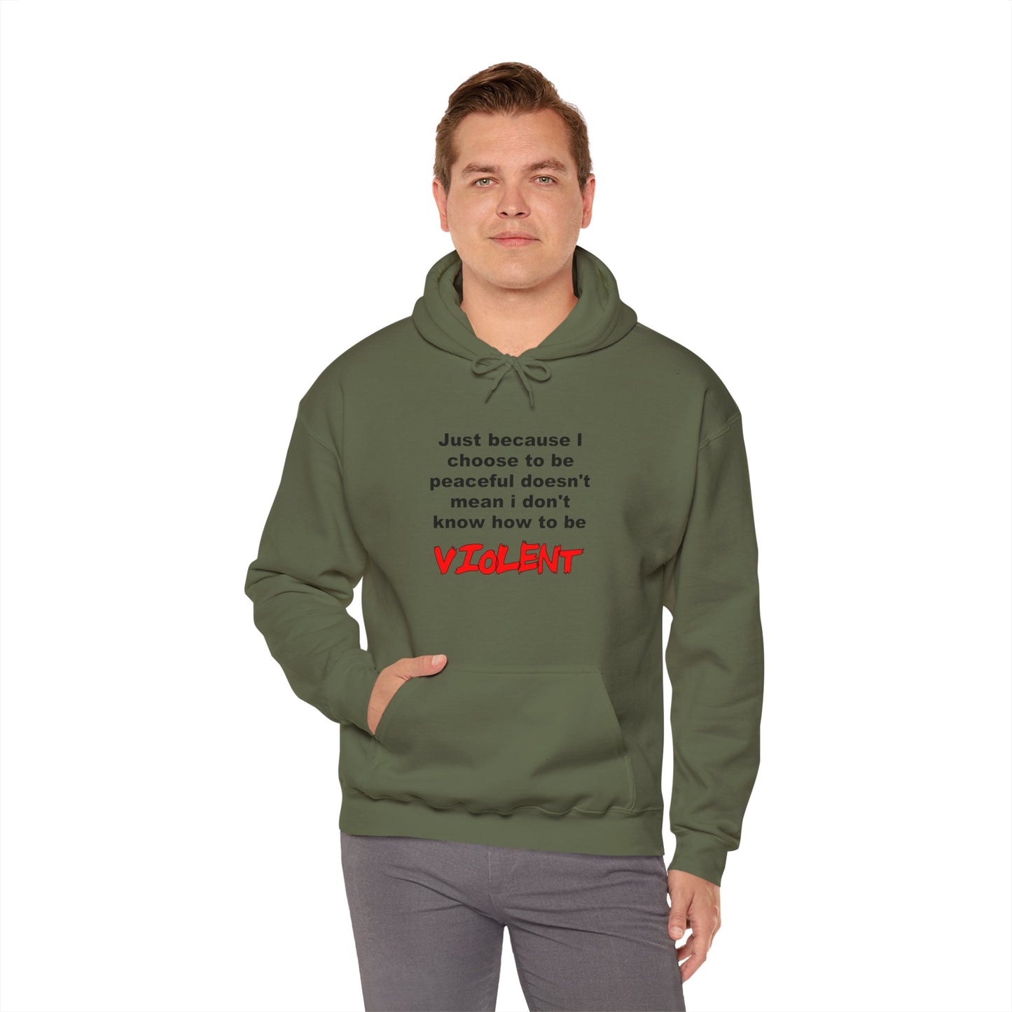 Choose to be Peaceful - Hooded Sweatshirt