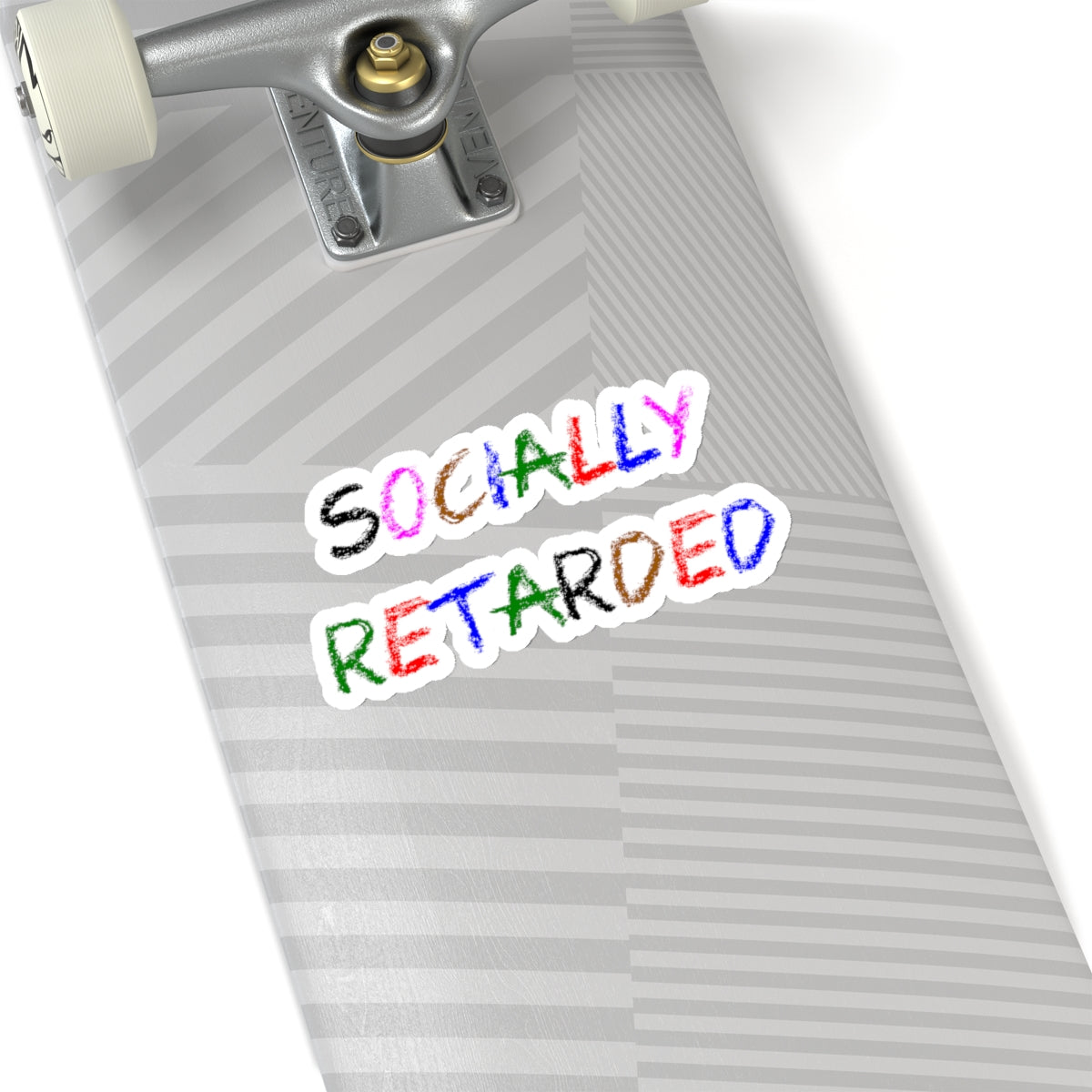 Socially Retarded - Kiss-Cut Stickers