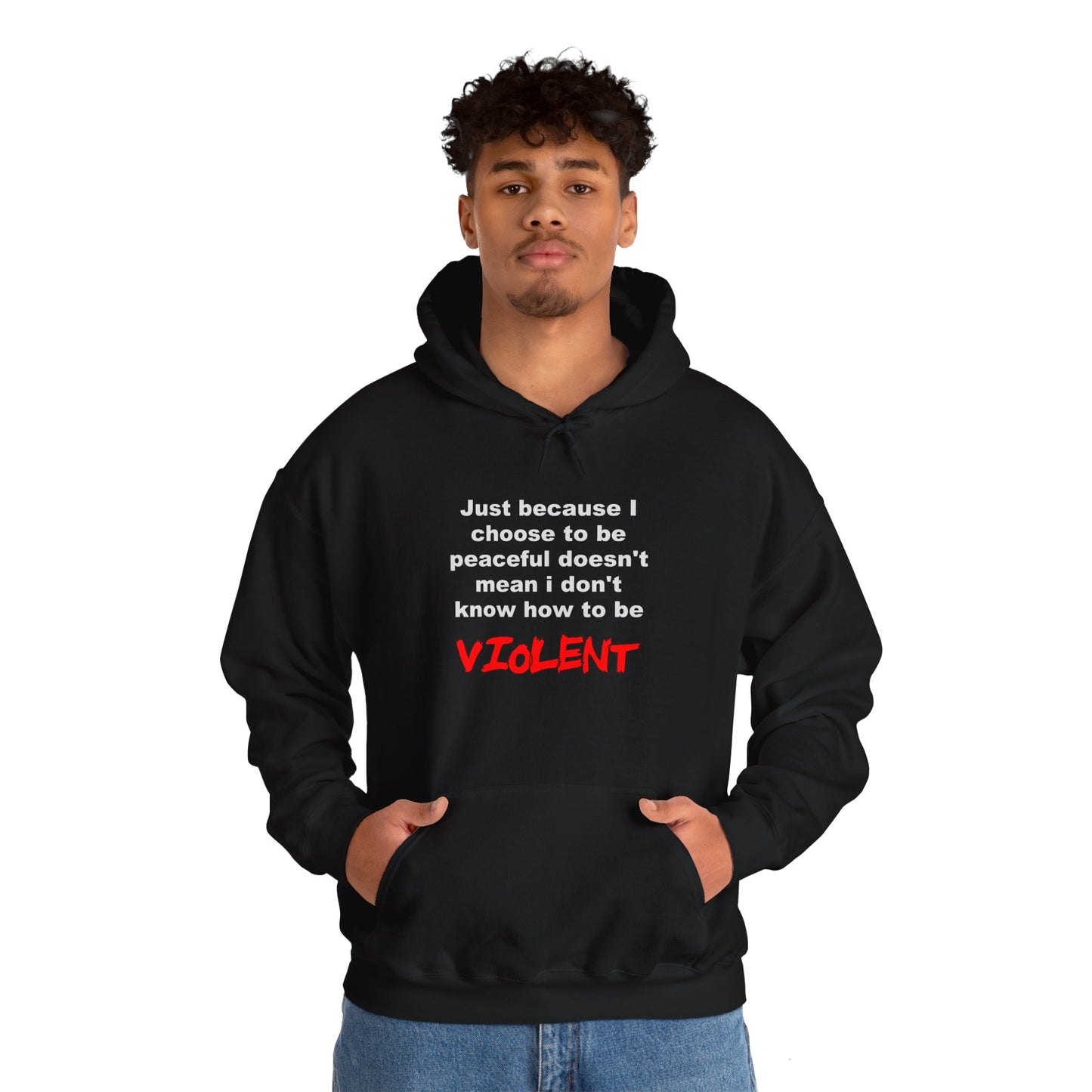 Choose to be Peaceful - Hooded Sweatshirt