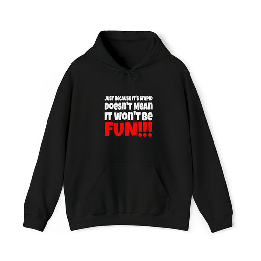 Stupid / Fun - Hooded Sweatshirt