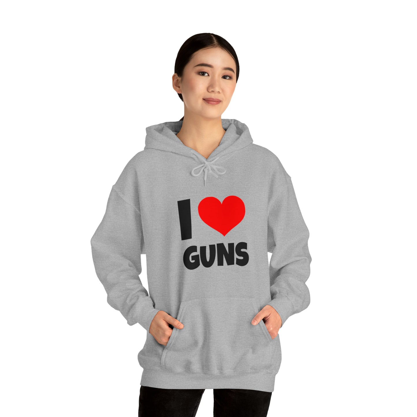 I Love Guns - Hooded Sweatshirt