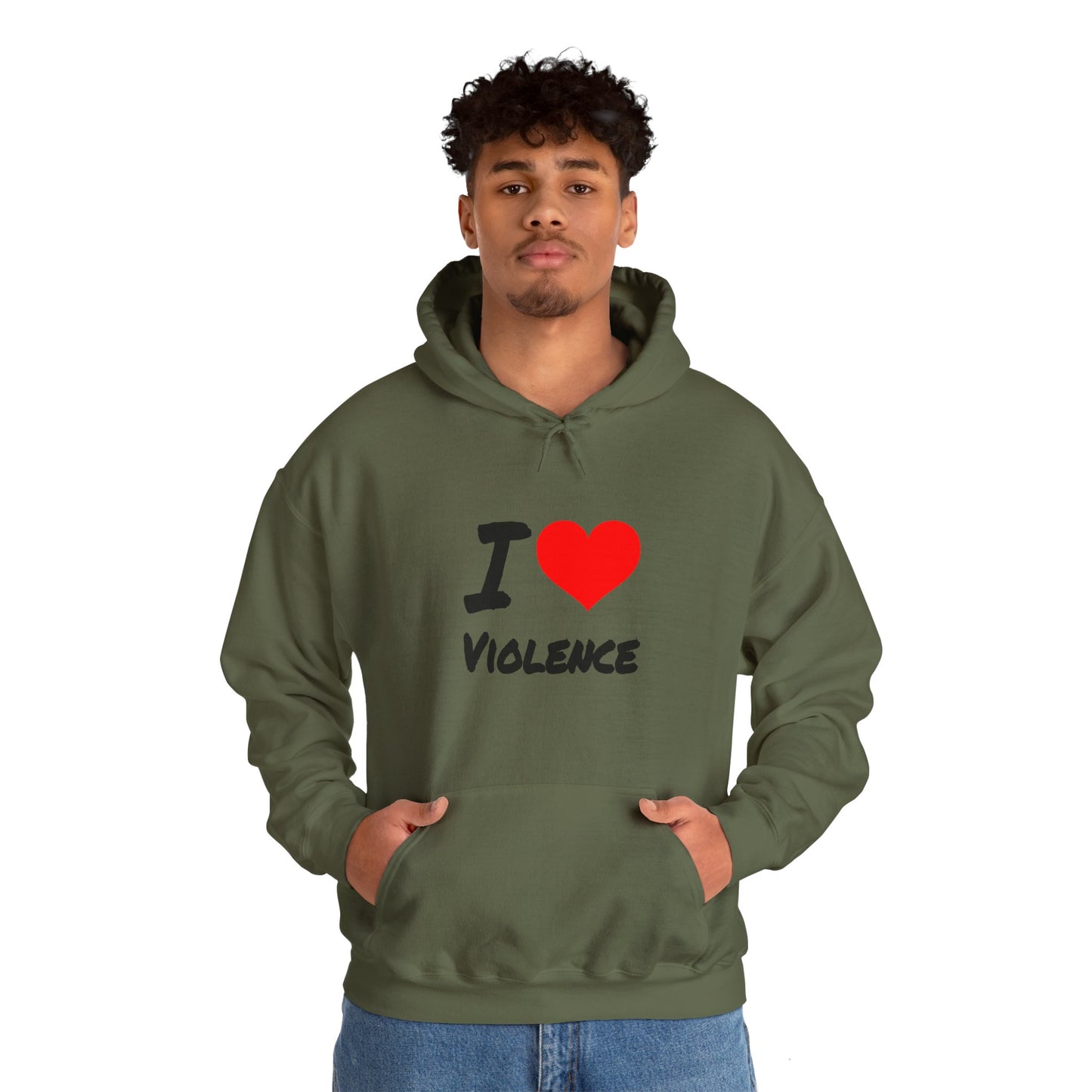 I Love Violence - Hooded Sweatshirt