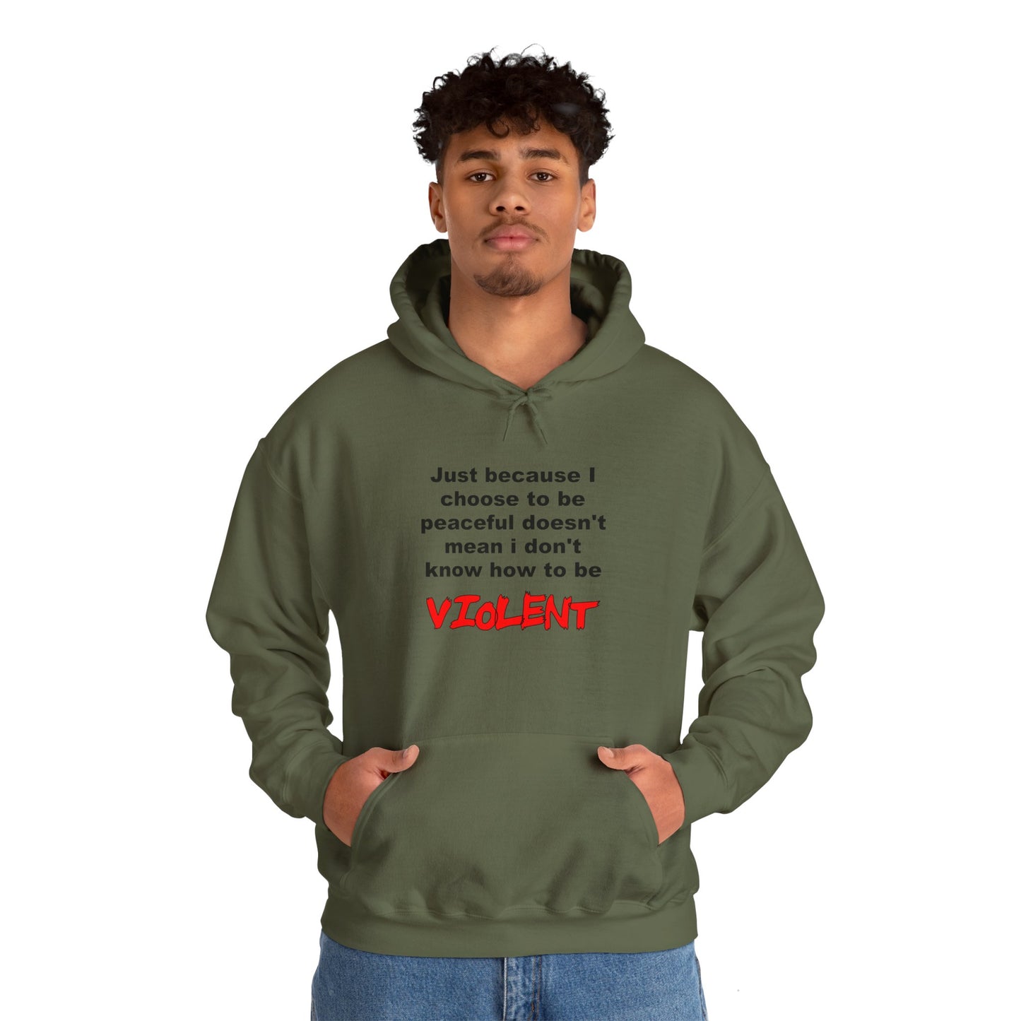 Choose to be Peaceful - Hooded Sweatshirt