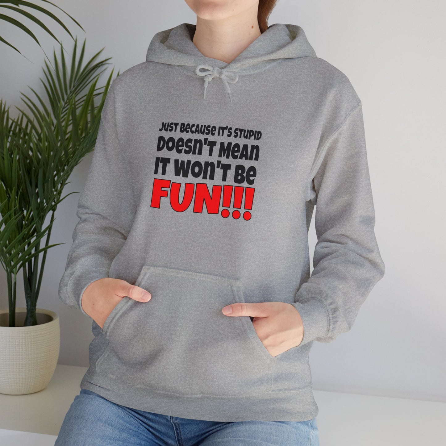 Stupid / Fun - Hooded Sweatshirt