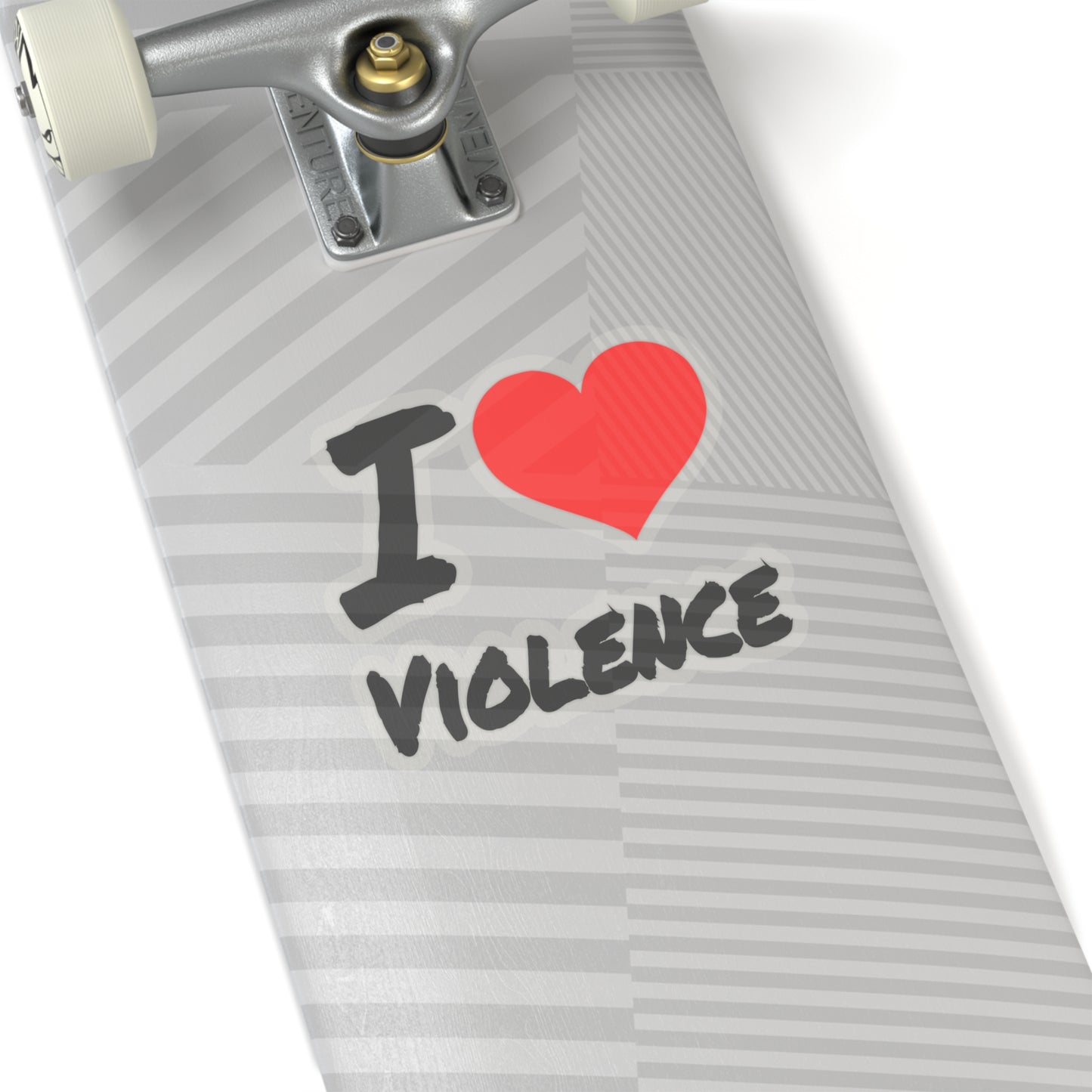 I Love Violence - Kiss-Cut Stickers