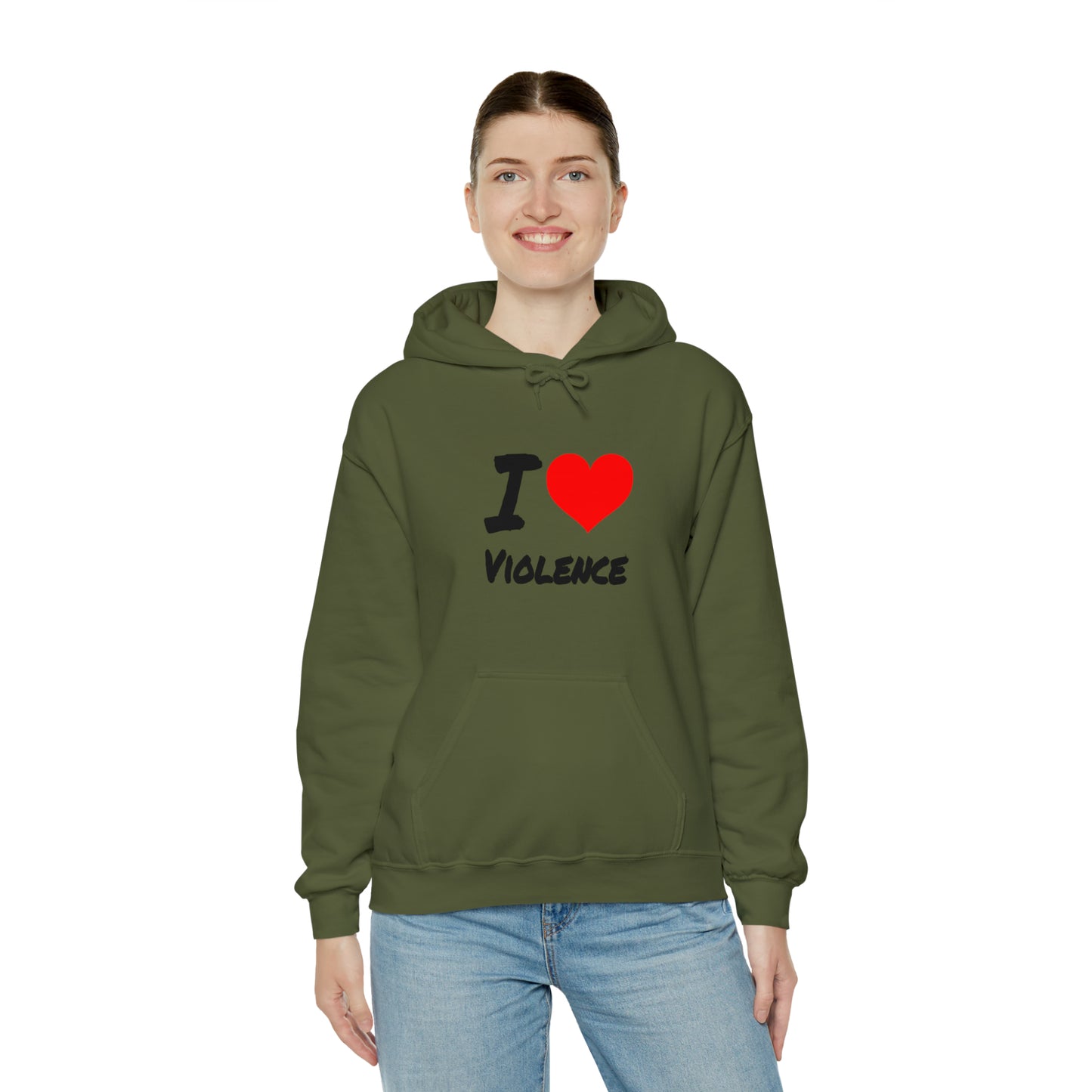 I Love Violence - Hooded Sweatshirt