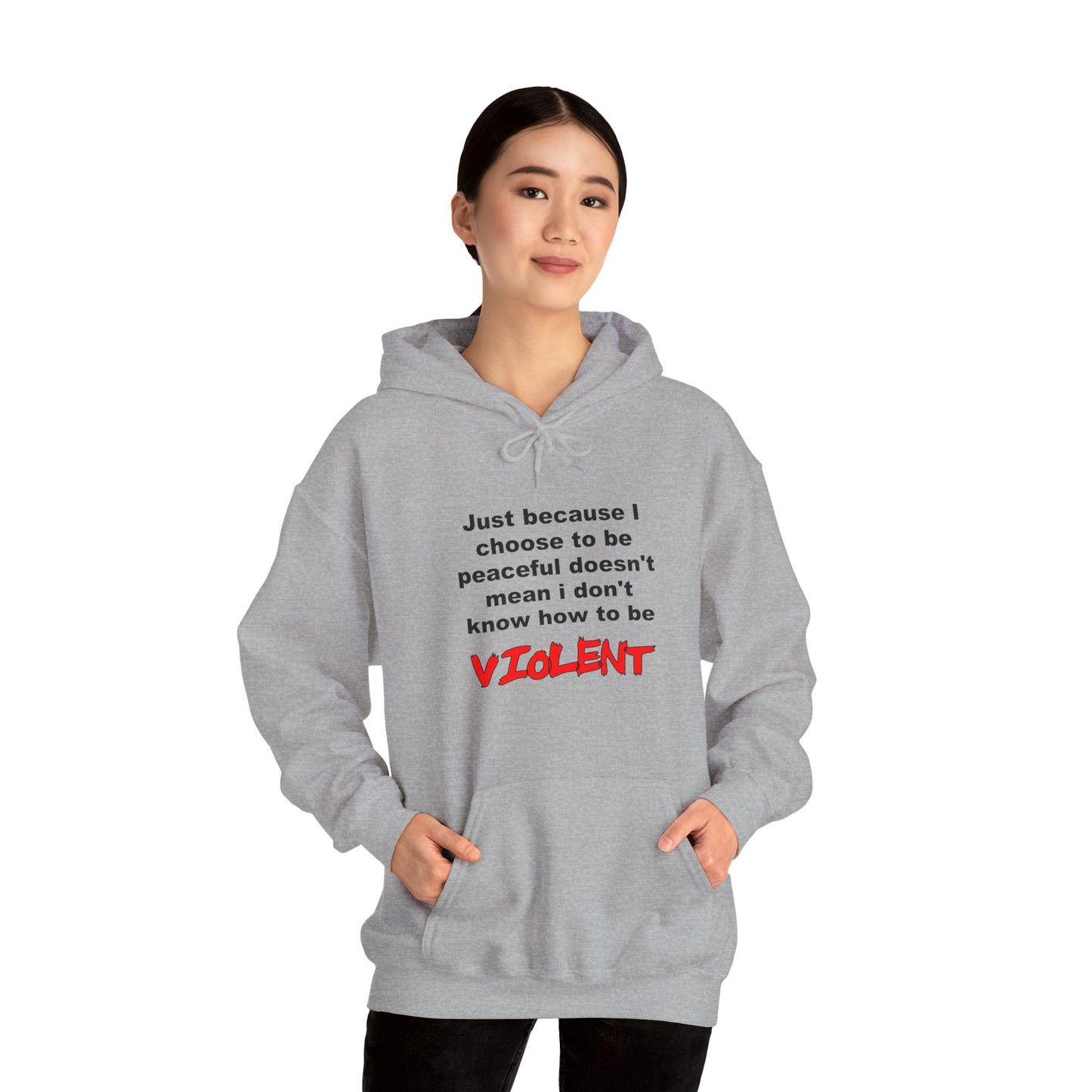 Choose to be Peaceful - Hooded Sweatshirt