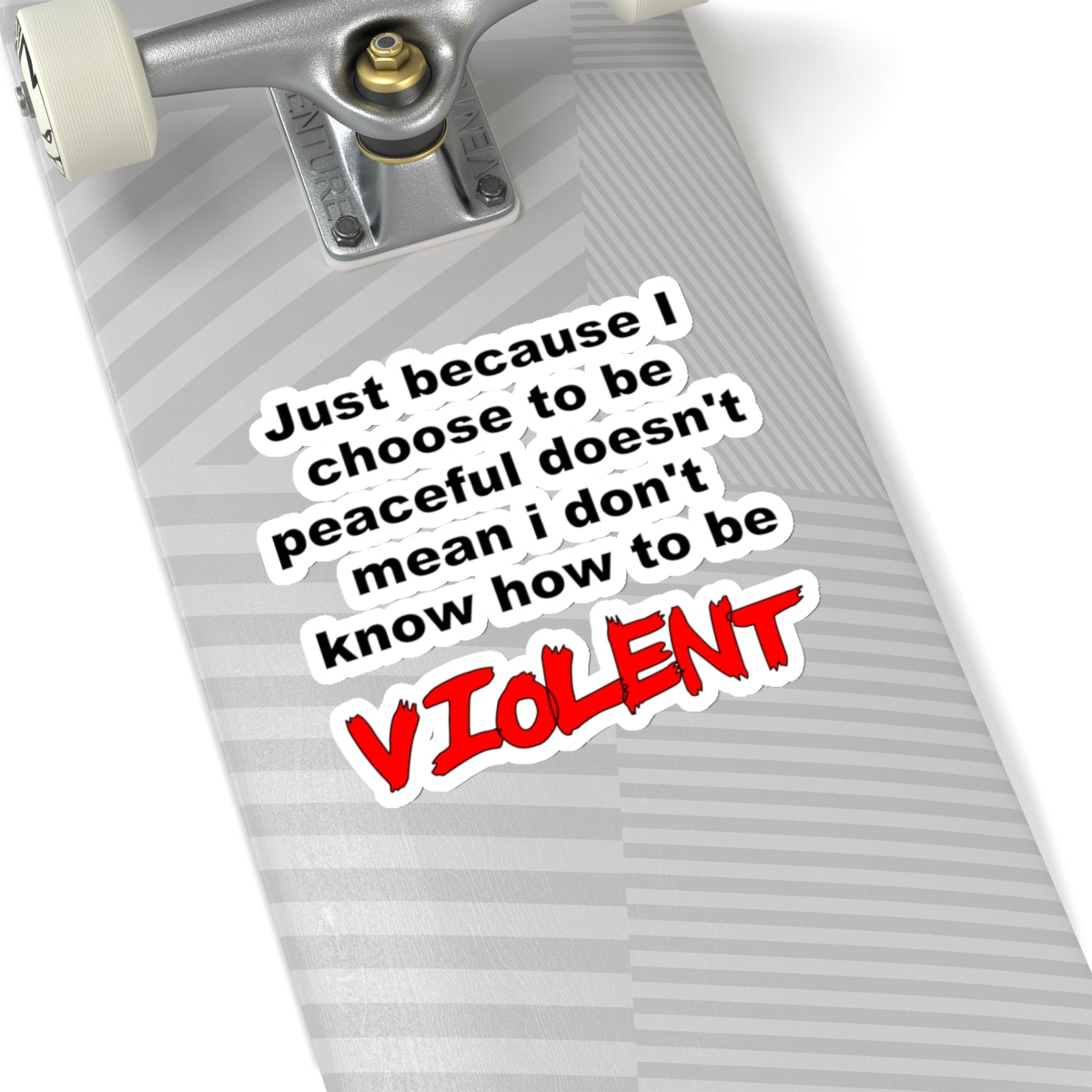 Choose to be Peaceful - Kiss-Cut Stickers